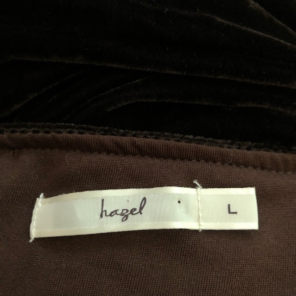 Anthropologie’s Hazel Brown Velvet Ribbon Dress - Picture 7 of 8